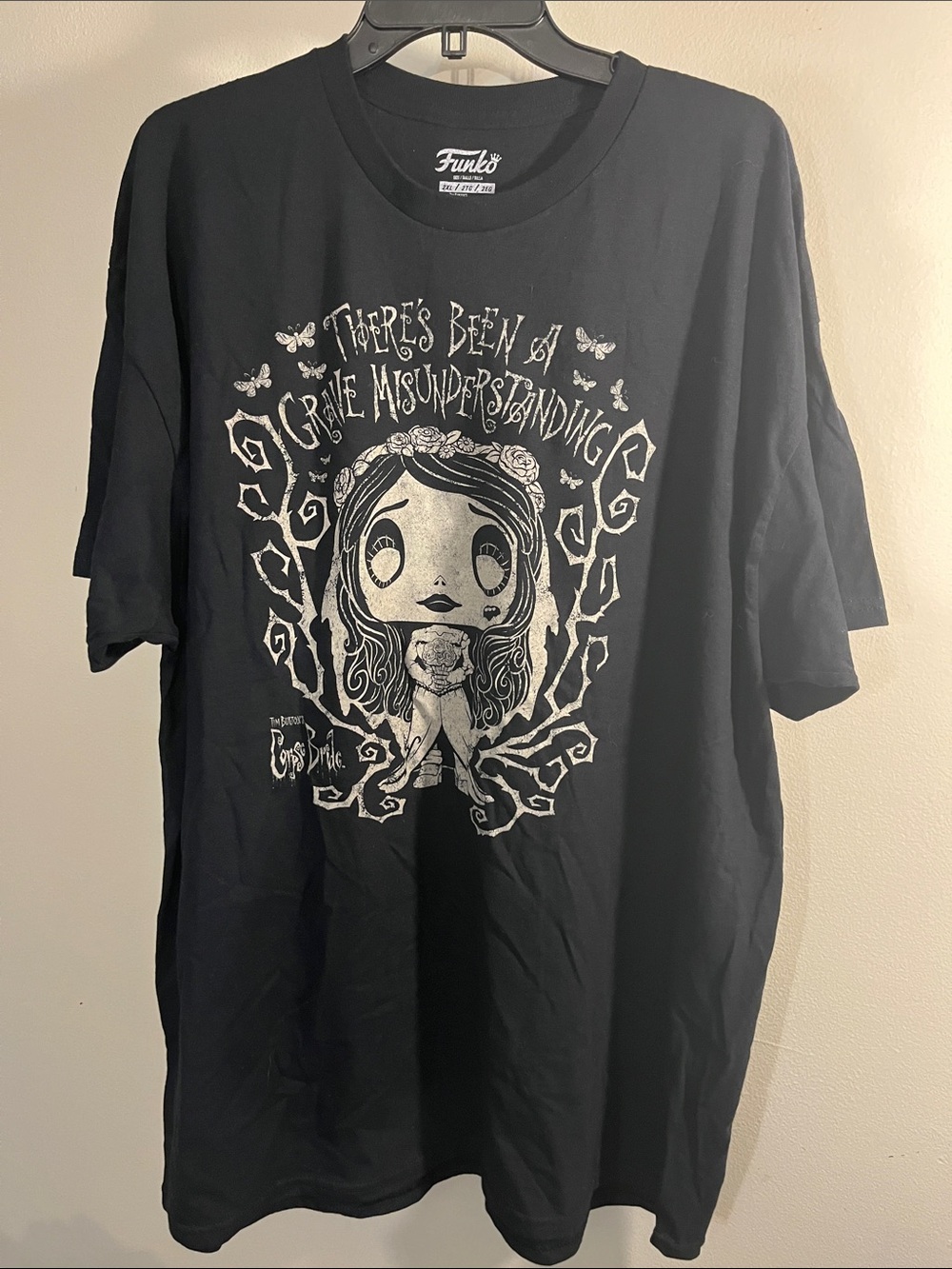 Funko Black Short-Sleeve Tee with Silver Pop-Art Graphic